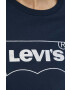 Levi's Памучна тениска в тъмносиньо - Pepit.bg