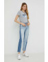 Levi's Памучна тениска в сиво - Pepit.bg