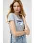 Levi's Памучна тениска в сиво - Pepit.bg