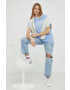 Levi's Памучна тениска в синьо - Pepit.bg
