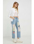 Levi's Памучна тениска в розово - Pepit.bg