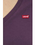 Levi's Памучна тениска в лилаво - Pepit.bg