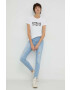 Levi's Памучна тениска в бяло - Pepit.bg
