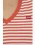 Levi's Памучна тениска в оранжево - Pepit.bg