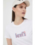 Levi's Памучна тениска в бяло - Pepit.bg