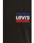 Levi's Памучна тениска (2 броя) в черно с принт - Pepit.bg