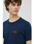 Levi's Памучна тениска (2 броя) в черно с принт - Pepit.bg