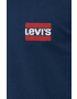 Levi's Памучна тениска (2 броя) в черно с принт - Pepit.bg