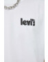 Levi's Памучна Тениска в бяло с принт - Pepit.bg