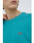 Levi's Памучна тениска в тюркоазено с апликация - Pepit.bg
