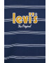 Levi's Памучна тениска В тъмносиньо с десен - Pepit.bg