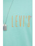 Levi's Памучна тениска в тюркоазено с принт - Pepit.bg
