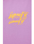 Levi's Памучна тениска в лилаво с принт - Pepit.bg