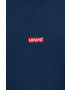 Levi's Памучна тениска в тъмносиньо с апликация - Pepit.bg