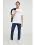 Levi's Памучна тениска в бяло с принт - Pepit.bg