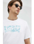 Levi's Памучна тениска в бяло с принт - Pepit.bg