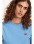 Levi's Памучна тениска в синьо с десен - Pepit.bg