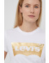 Levi's Памучна тениска в бяло - Pepit.bg