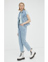 Levi's Памучна тениска в синьо - Pepit.bg