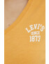 Levi's Памучна тениска в оранжево - Pepit.bg