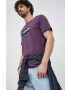 Levi's Памучна тениска в лилаво с принт - Pepit.bg