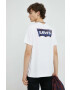Levi's Памучна тениска в бяло с принт - Pepit.bg