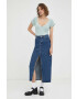 Levi's Памучна тениска в зелено - Pepit.bg