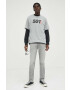 Levi's Памучна тениска в сиво с принт - Pepit.bg