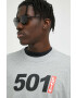 Levi's Памучна тениска в сиво с принт - Pepit.bg