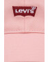 Levi's Шапка с козирка в розово с изчистен дизайн - Pepit.bg
