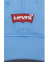 Levi's Шапка с козирка в синьо с апликация - Pepit.bg