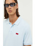 Levi's Тениска с яка в синьо с апликация - Pepit.bg