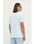 Levi's Тениска с яка в синьо с апликация - Pepit.bg