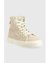 Levi's Велурени кецове Decon Plus Mid S в бежово D6541.0003 - Pepit.bg