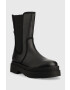 Liu Jo Боти челси Love 25 в черно с платформа SF2177EX02022222 - Pepit.bg