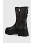 Liu Jo Боти челси Love 25 в черно с платформа SF2177EX02022222 - Pepit.bg