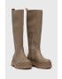 Liu Jo Ботуши LOVE 26 в бежово с платформа SF2185EX014S1812 - Pepit.bg