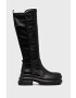Liu Jo Ботуши Amy 04 в черно с платформа SF2073PX13622222 - Pepit.bg