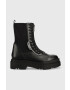 Liu Jo Кожени кубинки Love 22 в черно с платформа SF2171TX21822222 - Pepit.bg