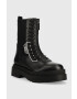 Liu Jo Кожени кубинки Love 22 в черно с платформа SF2171TX21822222 - Pepit.bg