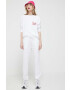 Love Moschino Анцуг дамски в бяло - Pepit.bg