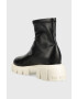 Love Moschino Боти в черно с платформа - Pepit.bg