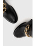 Love Moschino Ботуши в черно с висок ток - Pepit.bg