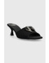 Love Moschino Чехли в черно с ток стилето JA28335G0GIM0000 - Pepit.bg