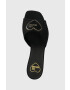 Love Moschino Чехли в черно с ток стилето JA28335G0GIM0000 - Pepit.bg