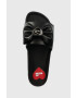 Love Moschino Чехли в черно JA28524G0GIE0000 - Pepit.bg
