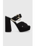 Love Moschino Чехли Sabotd Quadra 120 в черно JA2809CG1G - Pepit.bg