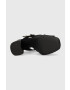 Love Moschino Чехли Sabotd Quadra 120 в черно JA2809CG1G - Pepit.bg