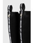 Love Moschino Кожени ботуши в черно с платформа - Pepit.bg