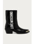 Love Moschino Кожени каубойски ботуши - Pepit.bg